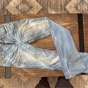 Ariat Light Blue Denim Jeans with Contrast Stitching